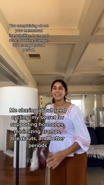 Seed cycling can help balance your hormones naturally! #shorts смотреть онлайн