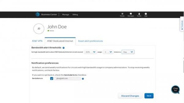 How to set Bandwidth Alerts in AT&T Business Center | AT&T Business Center