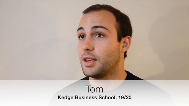 Tom, admis en bachelor à Kedge Business School смотреть онлайн