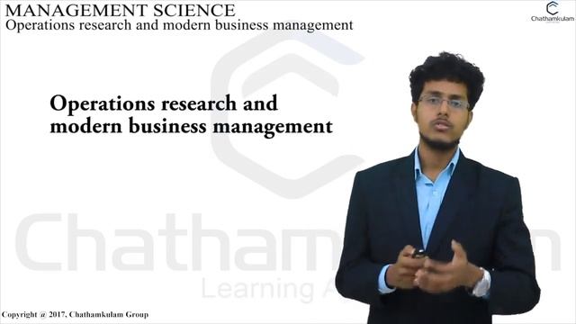 MS-7 operations Research And Modern Business Management-module-1 смотреть онлайн
