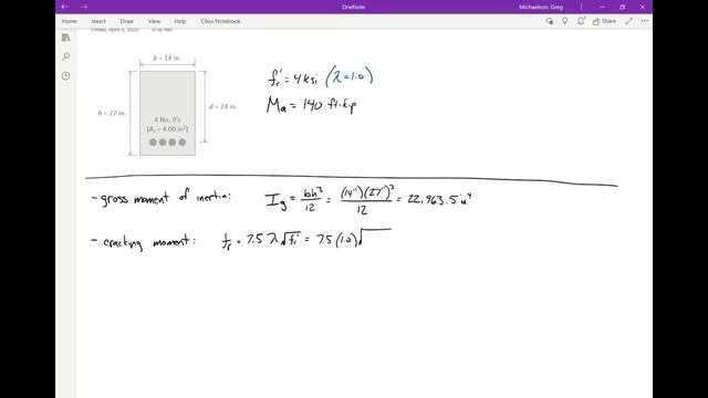 CE 413 Lecture 32: Effective Moments of Inertia (2020.04.03) смотреть онлайн