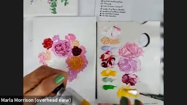 Online Class: Winsor & Newton Impasto Rose Bouquet with Galeria Acrylic | Michaels смотреть онлайн