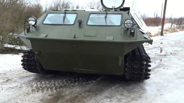 МТЛБ-у с усовершенствованной кабиной смотреть онлайн