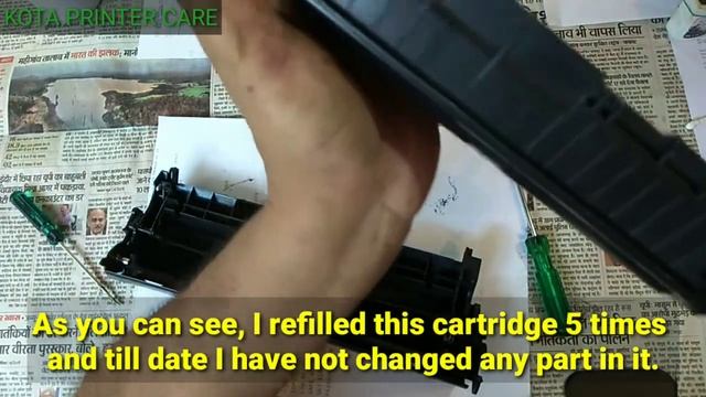 HP M1005 प्रिंटर कार्ट्रिज रिपेयर टिप्स | 12a टोनर कार्ट्रिज रिपेयरिंग टिप्स | смотреть онлайн