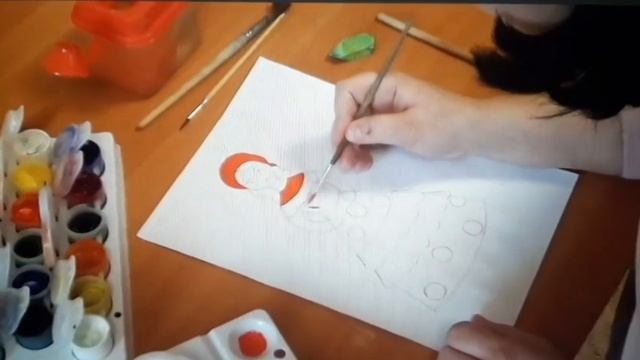 Как нарисовать дымковскую даму, легко и просто смотреть онлайн