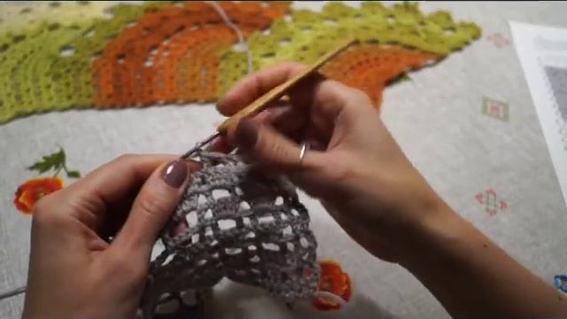 ВЯЗАНАЯ МИНИШАЛЬ ДЖУЛЬЕТТА (FICHU JULIET) (1) (вязание каймы/крючок) смотреть онлайн