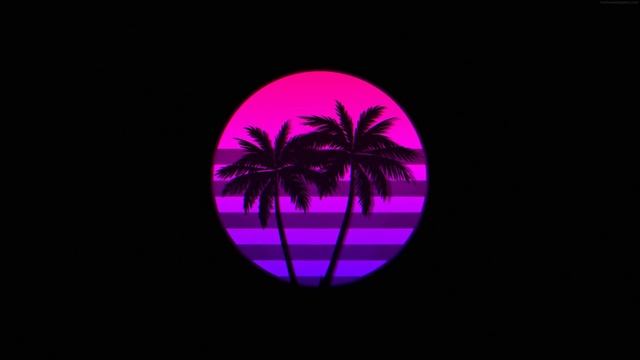 Synthwave Sunset 4K смотреть онлайн