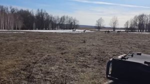 В первые съездили в поля к лошадям/ Начали появляться первые жеребята в этом году/ Деревенские будни