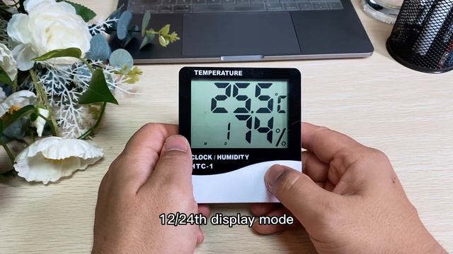 Tutorial on Max/Min Thermometer and Hygrometer|Temperature, Clock, Humidity смотреть онлайн