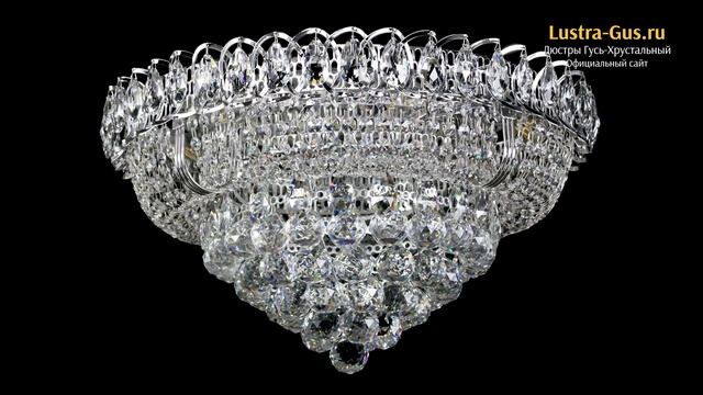 Хрустальная люстра «Кольцо пирамида шар 40 мм» - Гусь-Хрустальный завод смотреть онлайн