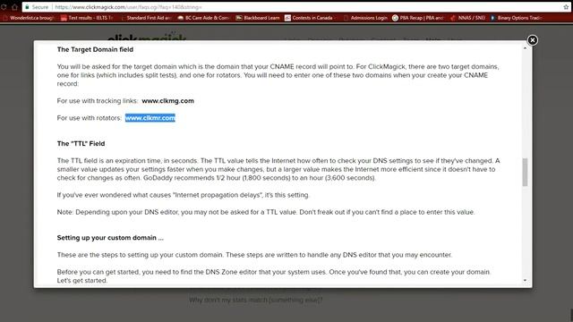 How to set up a Domain to be use as a Rotator Link at Clickmagick смотреть онлайн