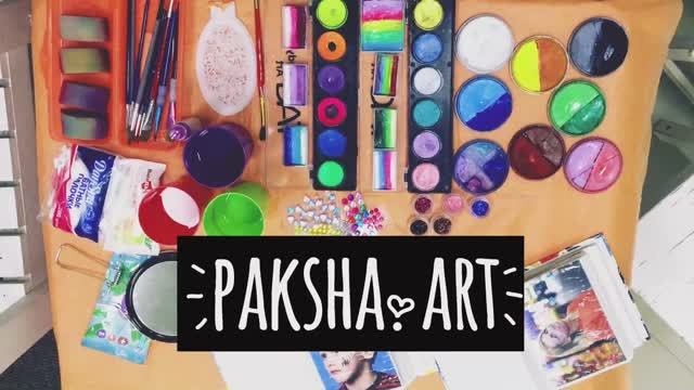 Аквагрим в Москве/Мой рабочий стол/.Готовлюсь к работе. смотреть онлайн