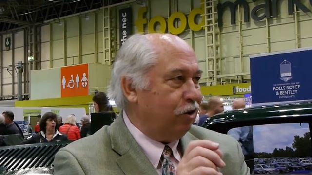 Interview with a Derby Bentley owner at the NEC Birmingham classic car show смотреть онлайн