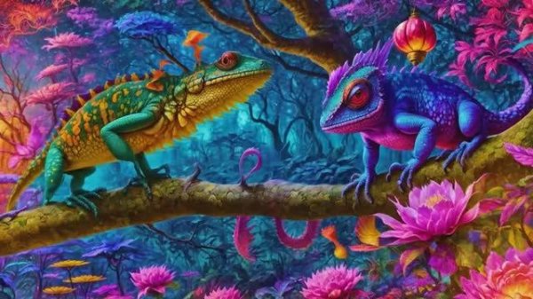 Progressive Psytrance - Electric Samurai - Space Speed Sound Mix 2025 (AI Graphic Visuals)