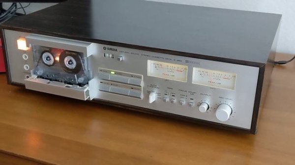 1980 Yamaha K-850 Cassette Deck - Natural Sound, Timeless Beauty