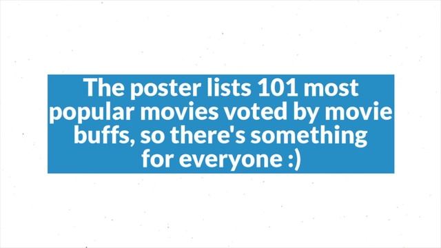 This Scratch Off Poster Will Decide For You What Movie To Watch Next смотреть онлайн