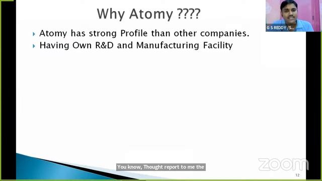 ATOMY LATEST BUSINESS PLAN TELUGU BY G S REDDY смотреть онлайн