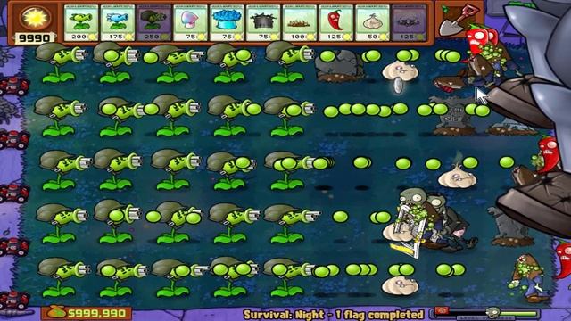 Plants vs Zombies Hak - Gatling Snow Pea vs Jalapeno Zombies and Dr Zomboss смотреть онлайн