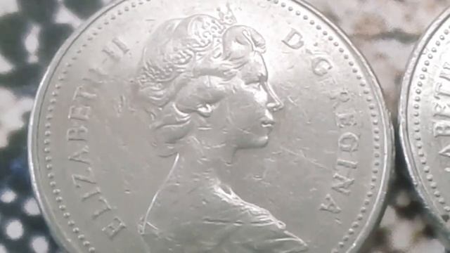 Rare Silver Varieties Coin small portrait Queen Elizabeth 1979-1980 Canadian 5 cents nickel value смотреть онлайн