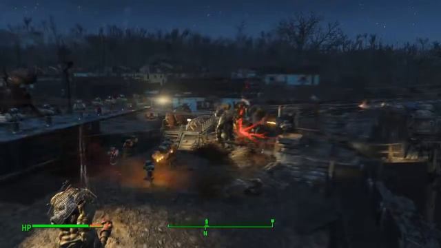 Fallout 4: Sanctuary vs Behemoths and Supermutants смотреть онлайн