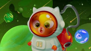 Суровый КОТИК БУБУ 2 №12. Космический корабль. Мультик ИГРА про котят на Хвостик ТВ