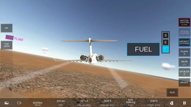 Real Flight Simulator - Fuel Tank Failure #Realflightsimulator #rortos