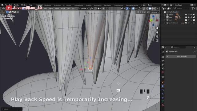 Blender tutorial modeling and texturing Anime Hair смотреть онлайн