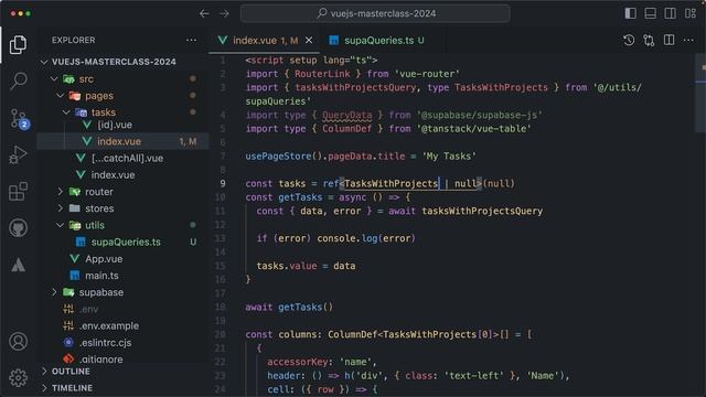 55 Cleaning Time P1 Separating Supabase Queries and Types смотреть онлайн