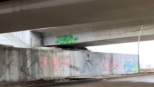 Graffiti Bombing In Kazan. Part1. Tagging And Throwups. Rebel813 2023 4K