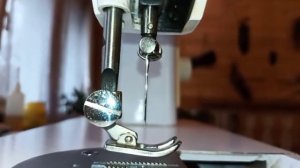 Чайка 142М! Чистка, смазка, регулировка, шитьё.