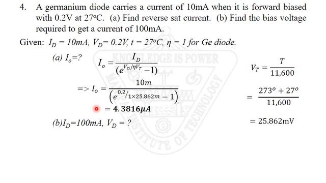 1. Problems on PN Junction Diode смотреть онлайн