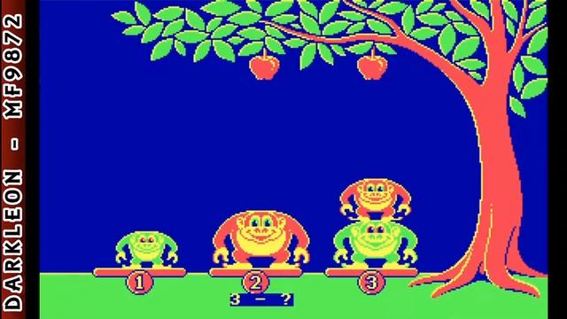 Monkey Business © 1986 Learning Technologies - PC DOS - Gameplay смотреть онлайн