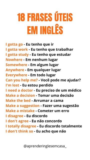 18 FRASES ÚTEIS EM INGLÊS смотреть онлайн