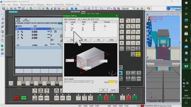 Tutorial SSCNC Simulator(Setting Titik Swansoft CNC Sinumerik 808DM)