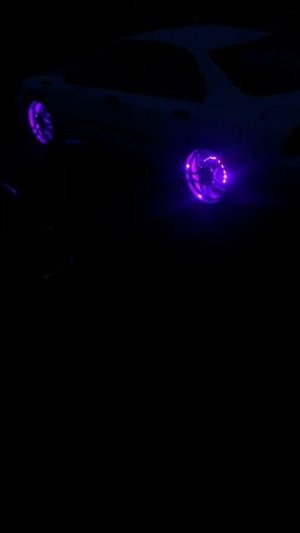 eBay 15.5» IP68 RGB Color Changing LED Blue-tooth Truck Wheel Rings Lights 4PCS SET US$138