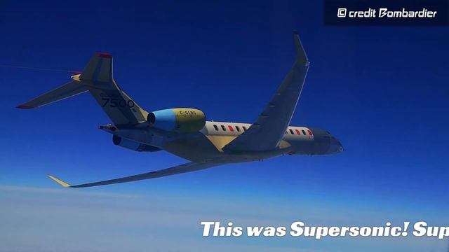 Fastest Supersonic Private Jet in The World! For New Bombardier Global 8000 - Test смотреть онлайн