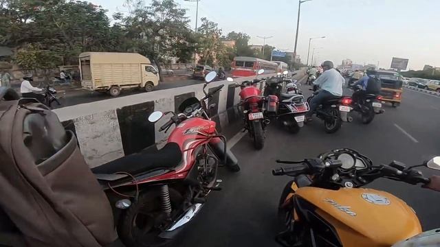 Be Safe on Indian Roads | Pulsar ns 200 accident | GoPro Hero 6 смотреть онлайн