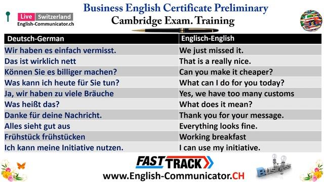 #05 BEC Business English Certificate Preliminary B1 Cambridge Englisch Exam Prüfung Info Deutsch смотреть онлайн