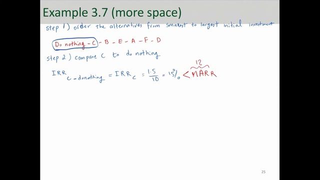 Incremental IRR Analysis - Pairwise Comparison смотреть онлайн