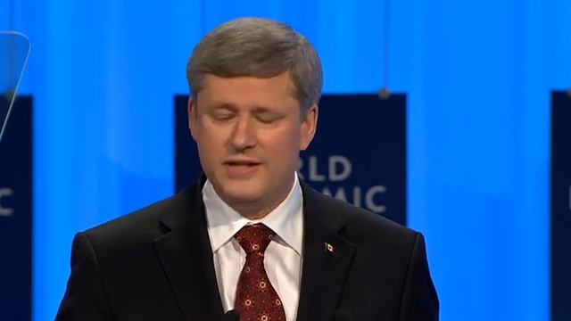 Davos Annual Meeting 2010 - Stephen Harper, Prime Minister of Canada смотреть онлайн