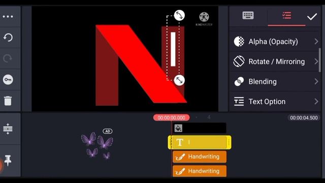 RECREATING NETFLIX LOGO#KINEMASTER
