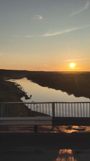 Закат над рекой, вид из трактора Т-150 #tractor #shorts смотреть онлайн