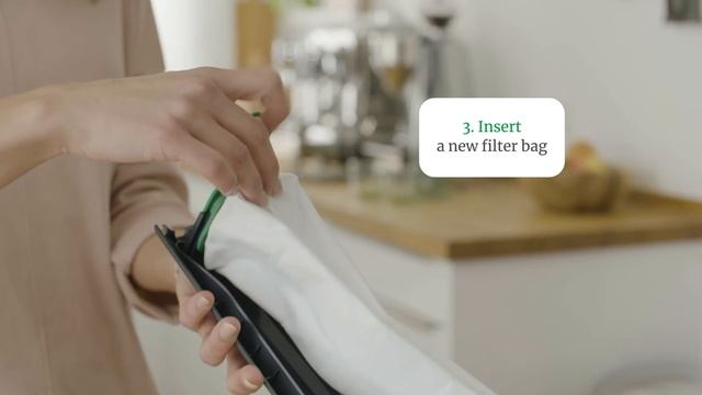 Kobold Cordless Vacuum VB100 Changing Filter Bag смотреть онлайн