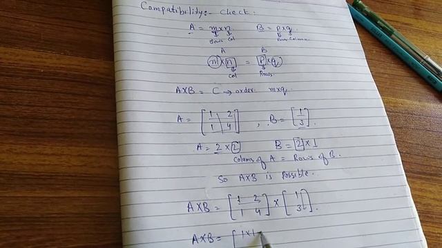 Multiplication of matrices with compatibility check explained смотреть онлайн