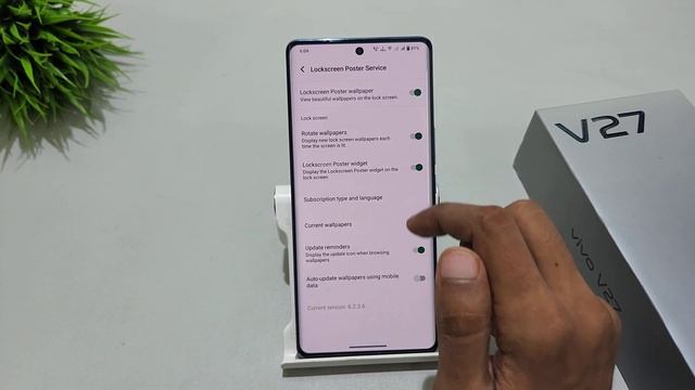 how to set lock screen poster in Vivo v27 5g | Vivo v27 pro me lock screen wallpaper kaise lagaye смотреть онлайн