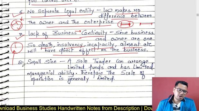 #10 Sole Proprietorship Meaning, Features, Advantages & Disadvantages | Business Studies | Class 11 смотреть онлайн