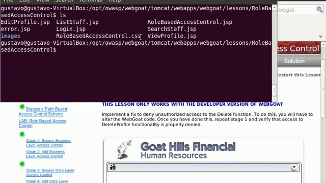 WebGoat v5.3 - Access Control Flaws - LAB - Stage 2: Add Business Layer Access Control смотреть онлайн