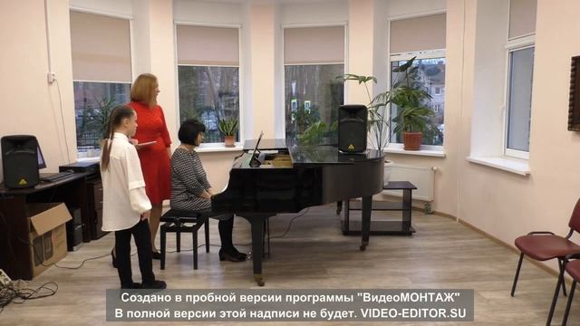 Открытый урок преподавателя по классу вокала Гавриловой З.С. смотреть онлайн