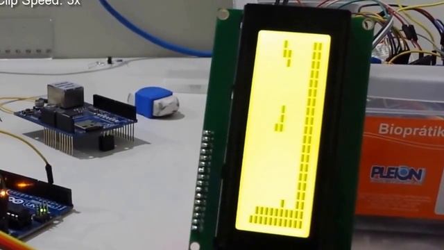 Arduino - Tetris com display LCD 20x4 e Joystick смотреть онлайн