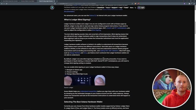 Solana Ledger Hardware Wallet Series Part 11: What is Blind Signing & How to Turn it On? смотреть онлайн